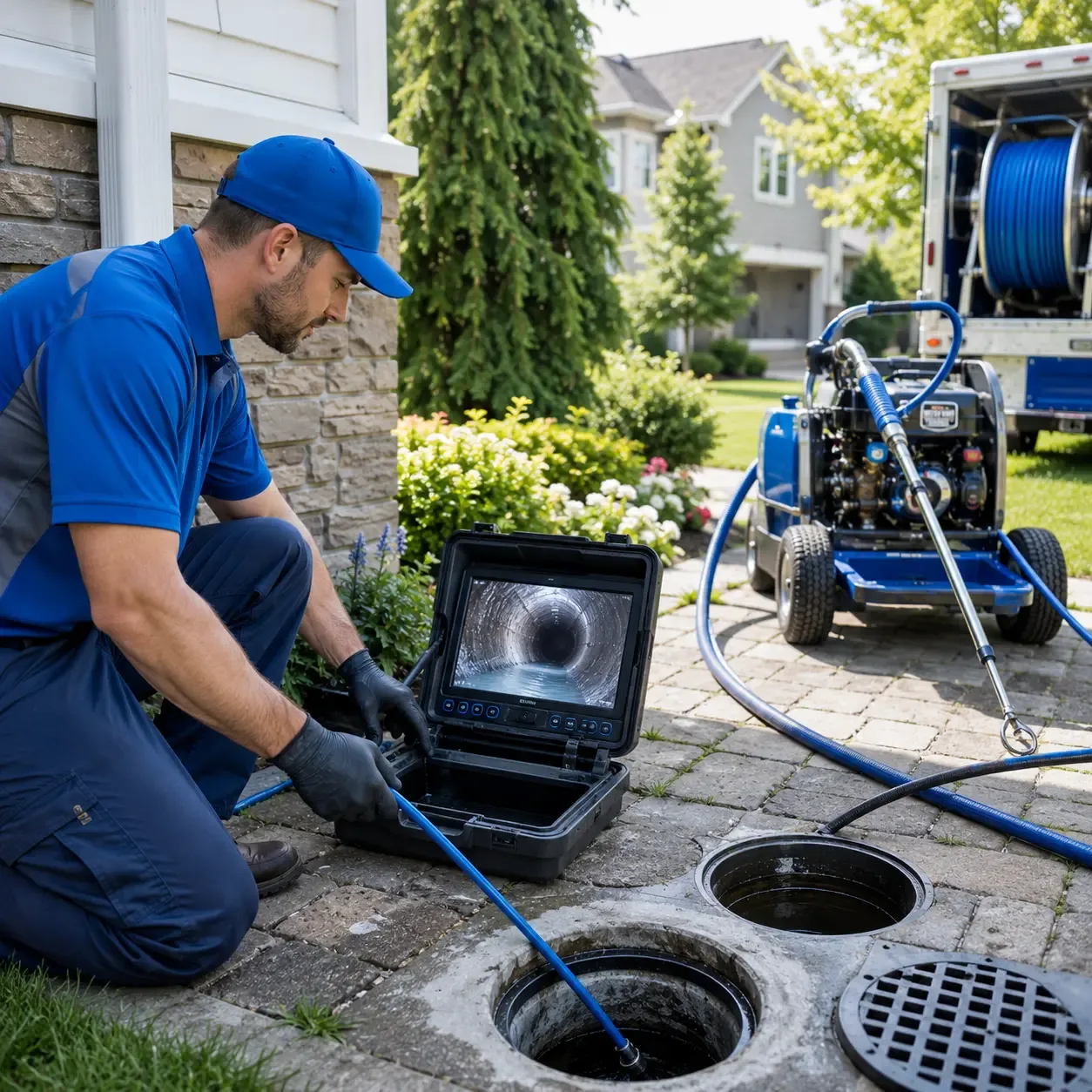 Outdoor drain cleaning professionals serving Roscommon, MI