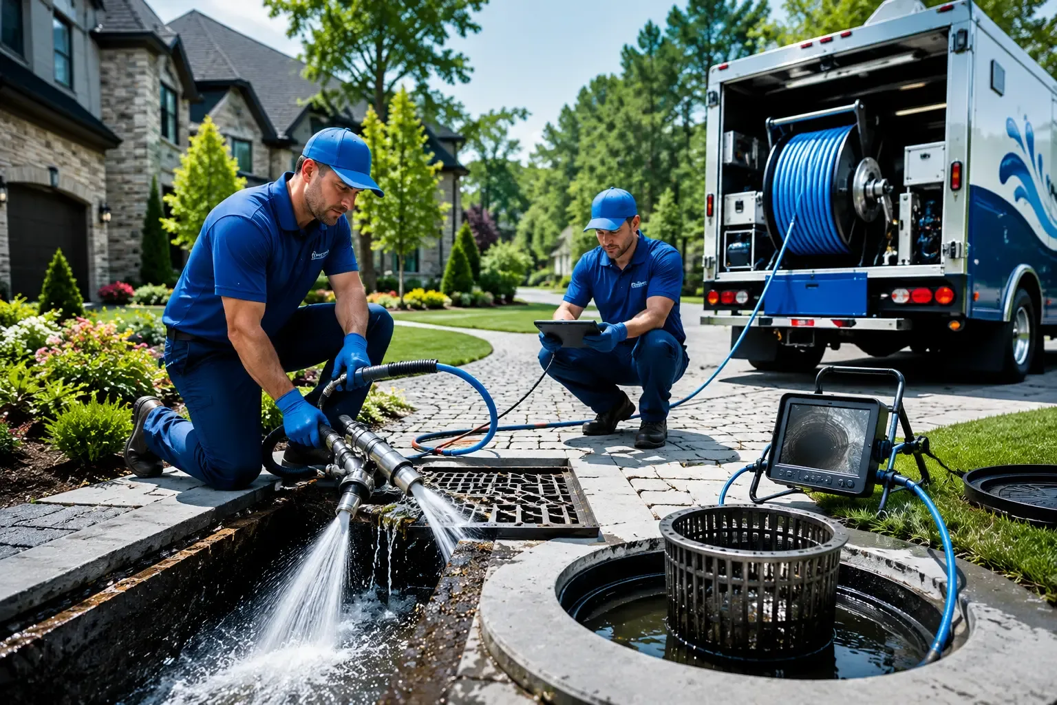 Local outdoor drain cleaning professionals in Roscommon, MI