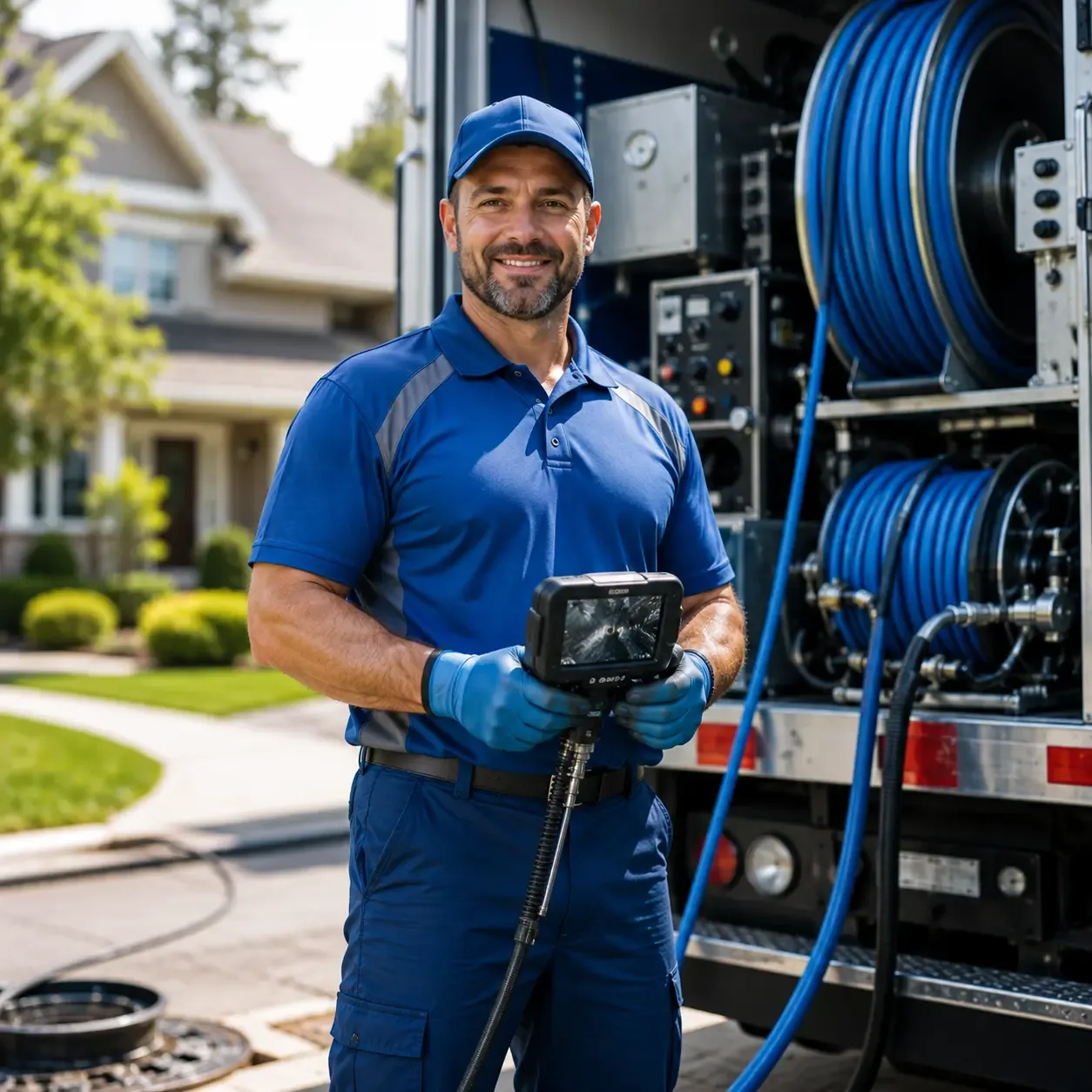 Local outdoor drain cleaning specialists in Roscommon, MI